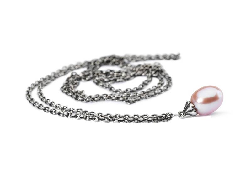 FANTASY NECKLACE WITH ROSE PEARL TROLLBEADS TAGFA-00052